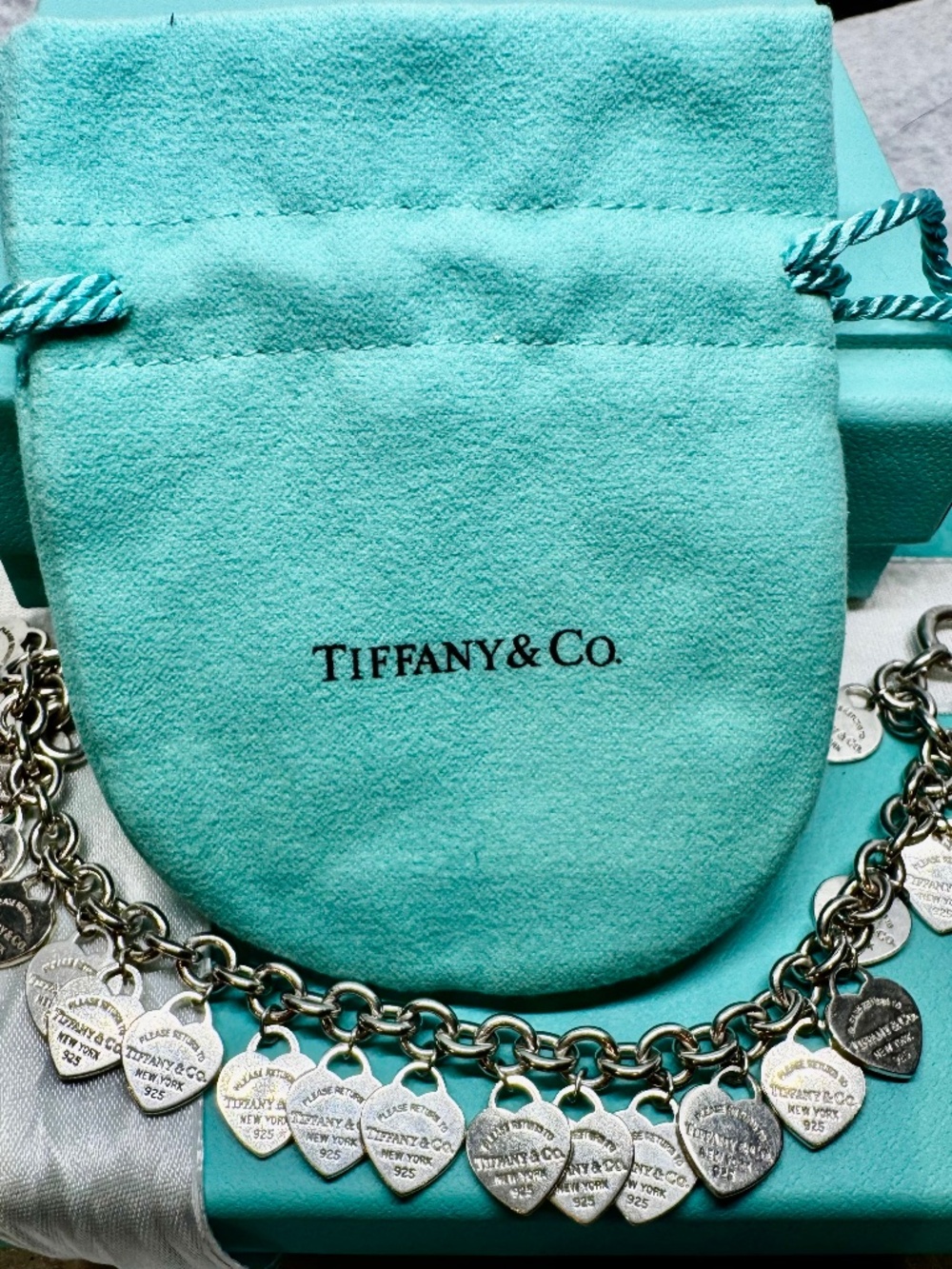 Tiffany & Co Return to Tiffany Multi Heart Tag Bracelet - Picture 2 of 9